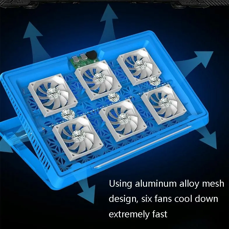 Aluminum Laptop Cooler - Adjustable