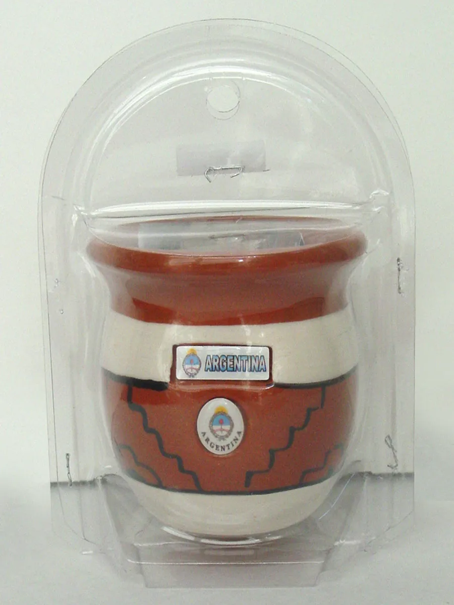 ARGENTINA CERAMIC MATE GOURD YERBA STRAW BOMBILLA DIET HEALTHY DRINK DETOX 0243