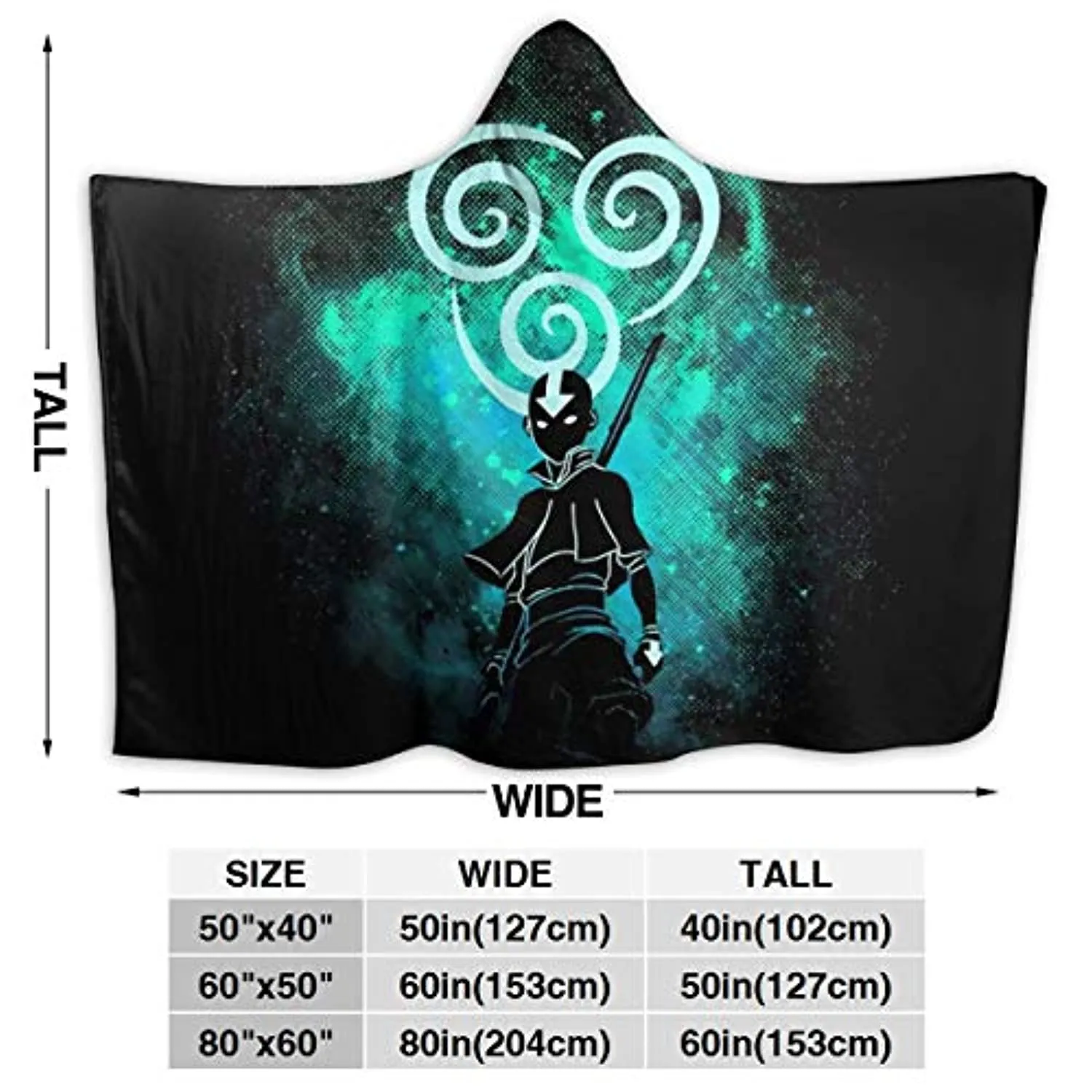 Avatar The Last Airbender - Hooded Blanket