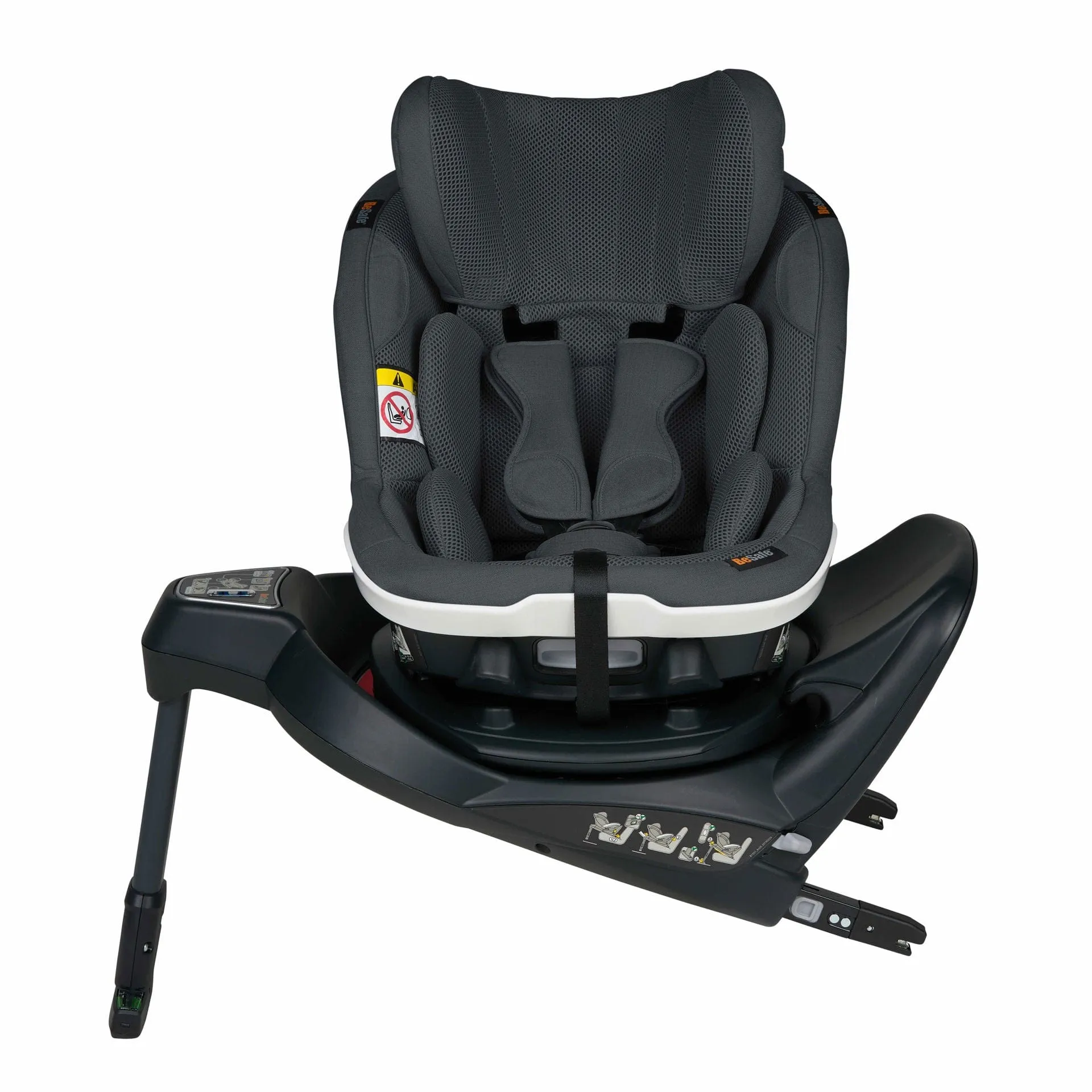 BeSafe IZi Twist I-Size - Anthracite Mesh