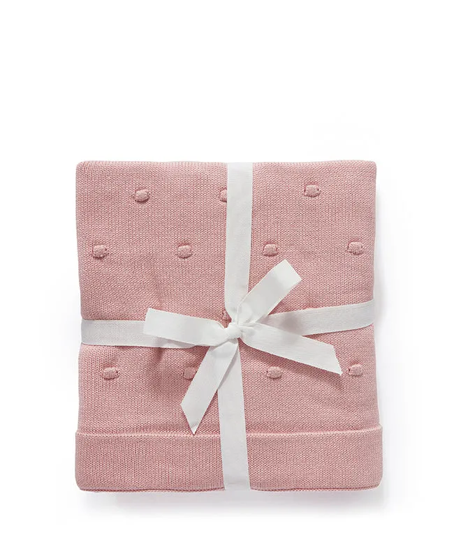 Bobble Baby Blanket - Fairy Floss Pink