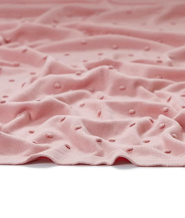 Bobble Baby Blanket - Fairy Floss Pink