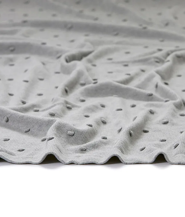 Bobble Baby Blanket - Sky Grey