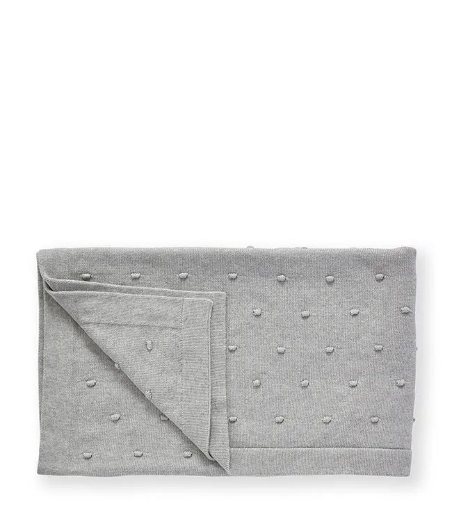 Bobble Baby Blanket - Sky Grey