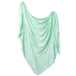 Copper Pearl Knit Swaddle Blanket Bay
