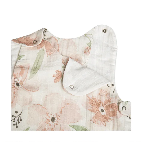 Crane Parker Wearable Blanket 0-9 mo.Muslin - Floral