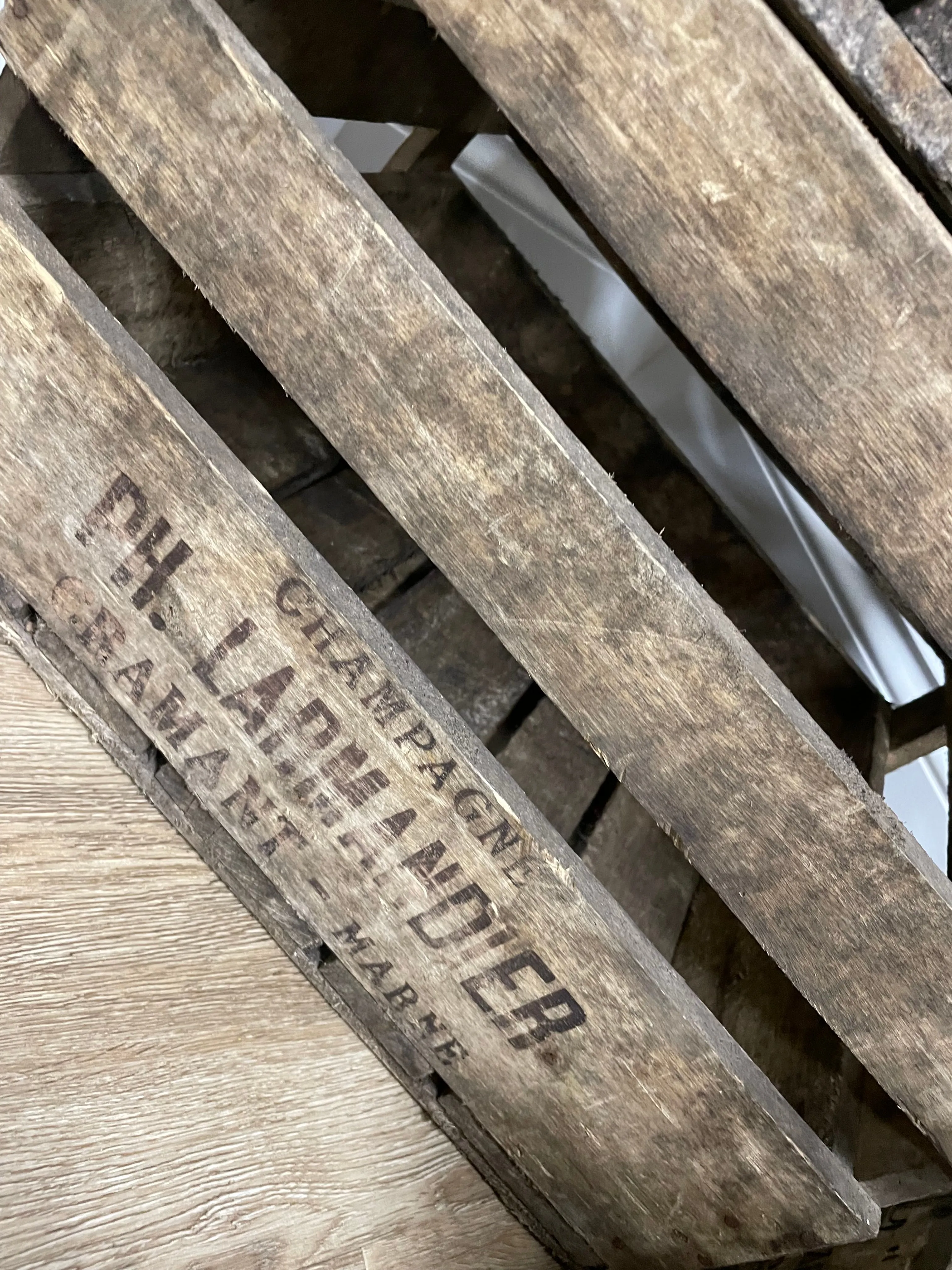 French Champagne Crate