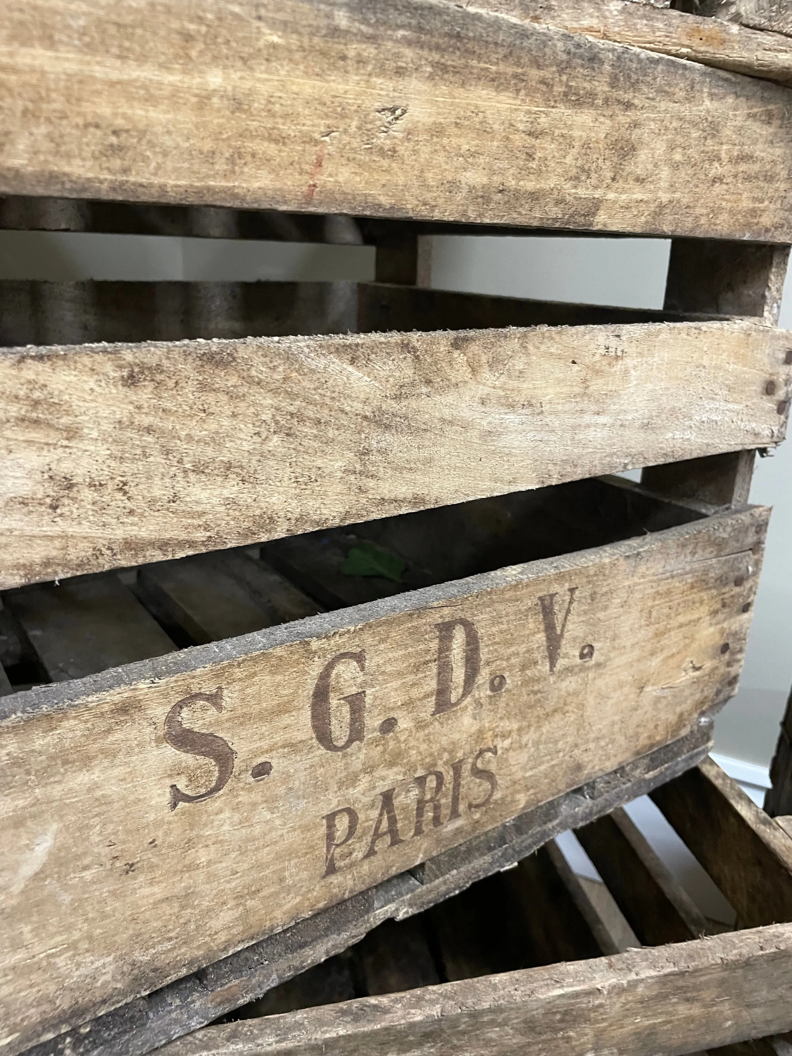 French Champagne Crate