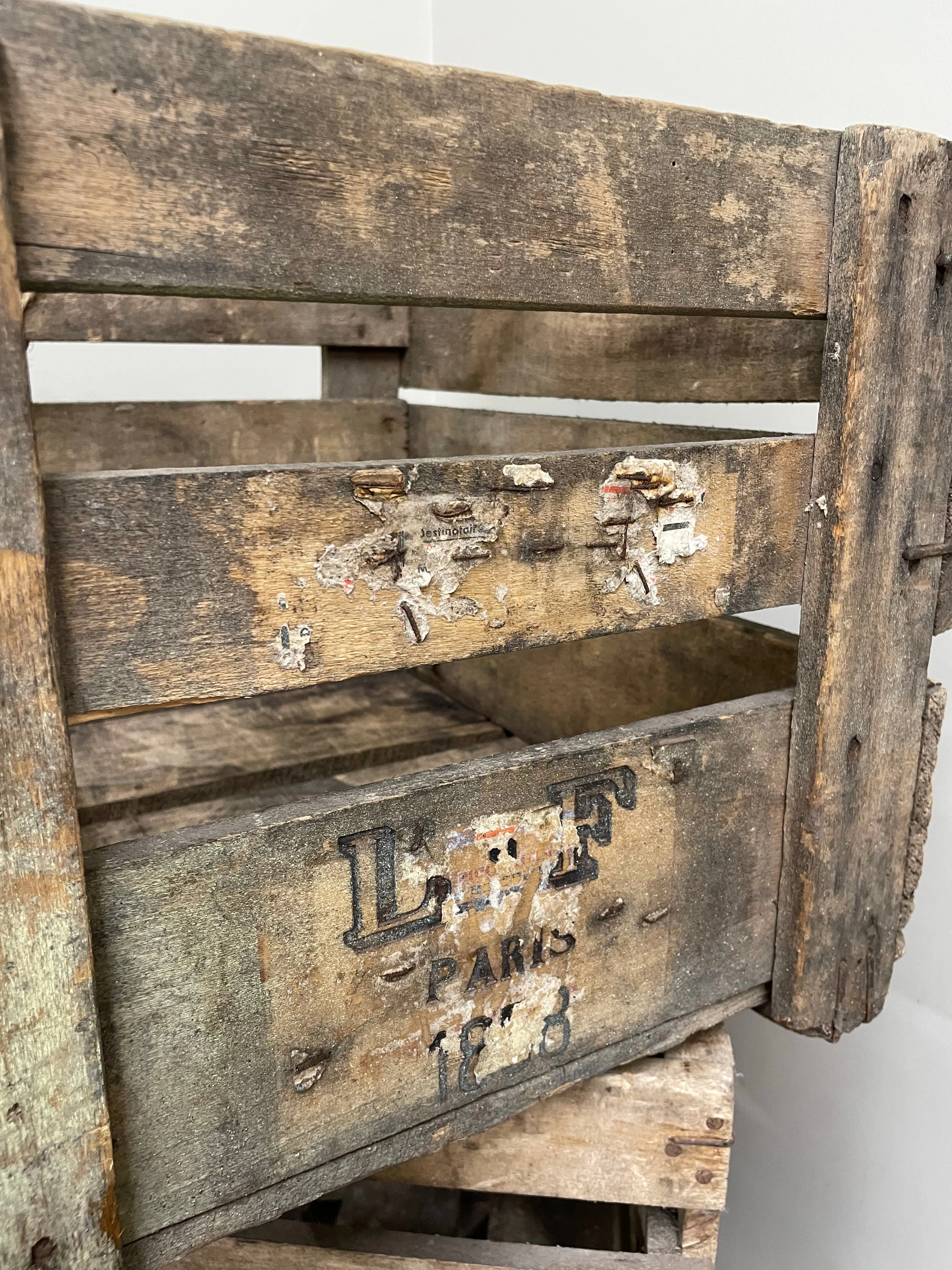 French Champagne Crate
