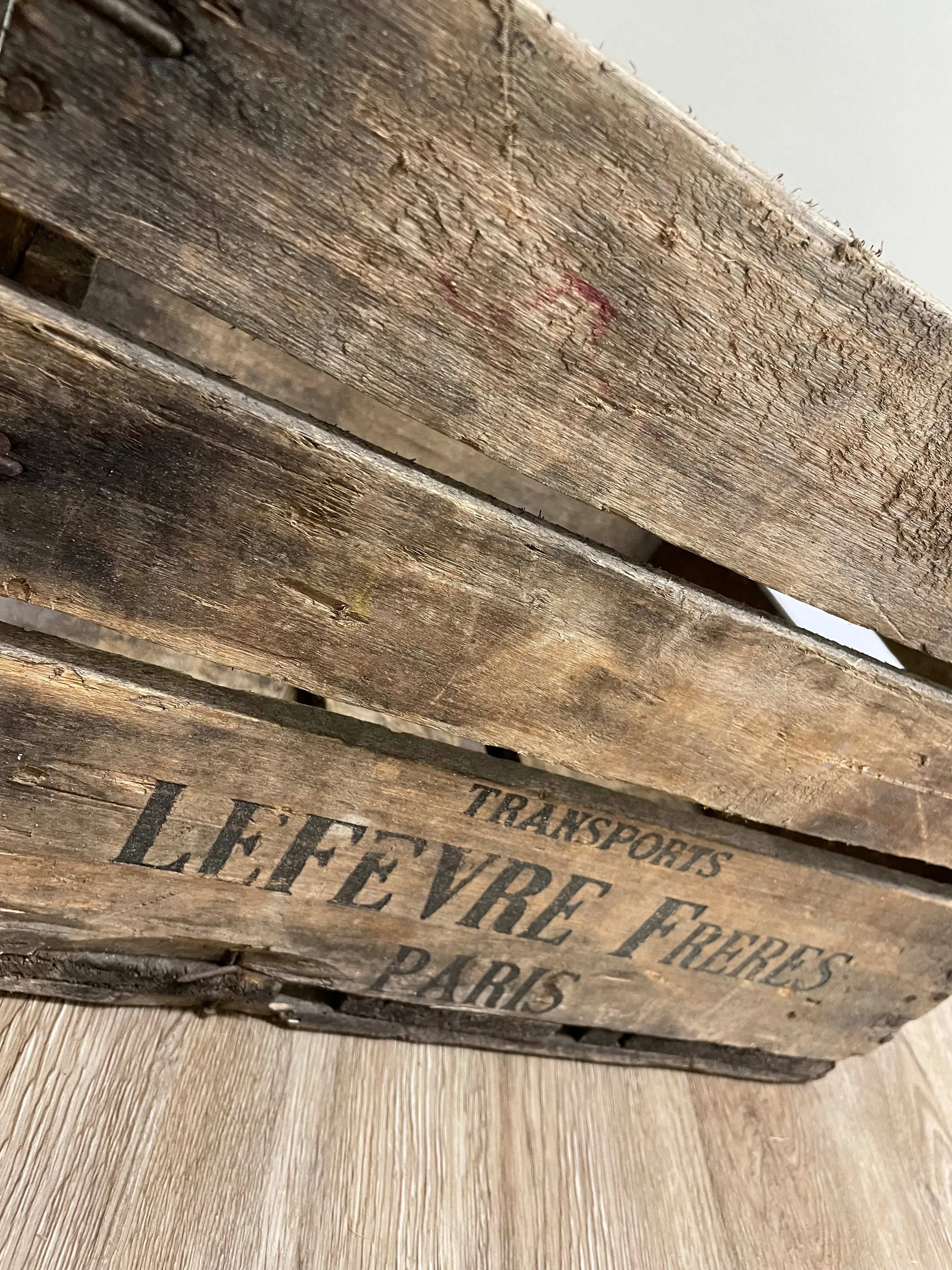 French Champagne Crate