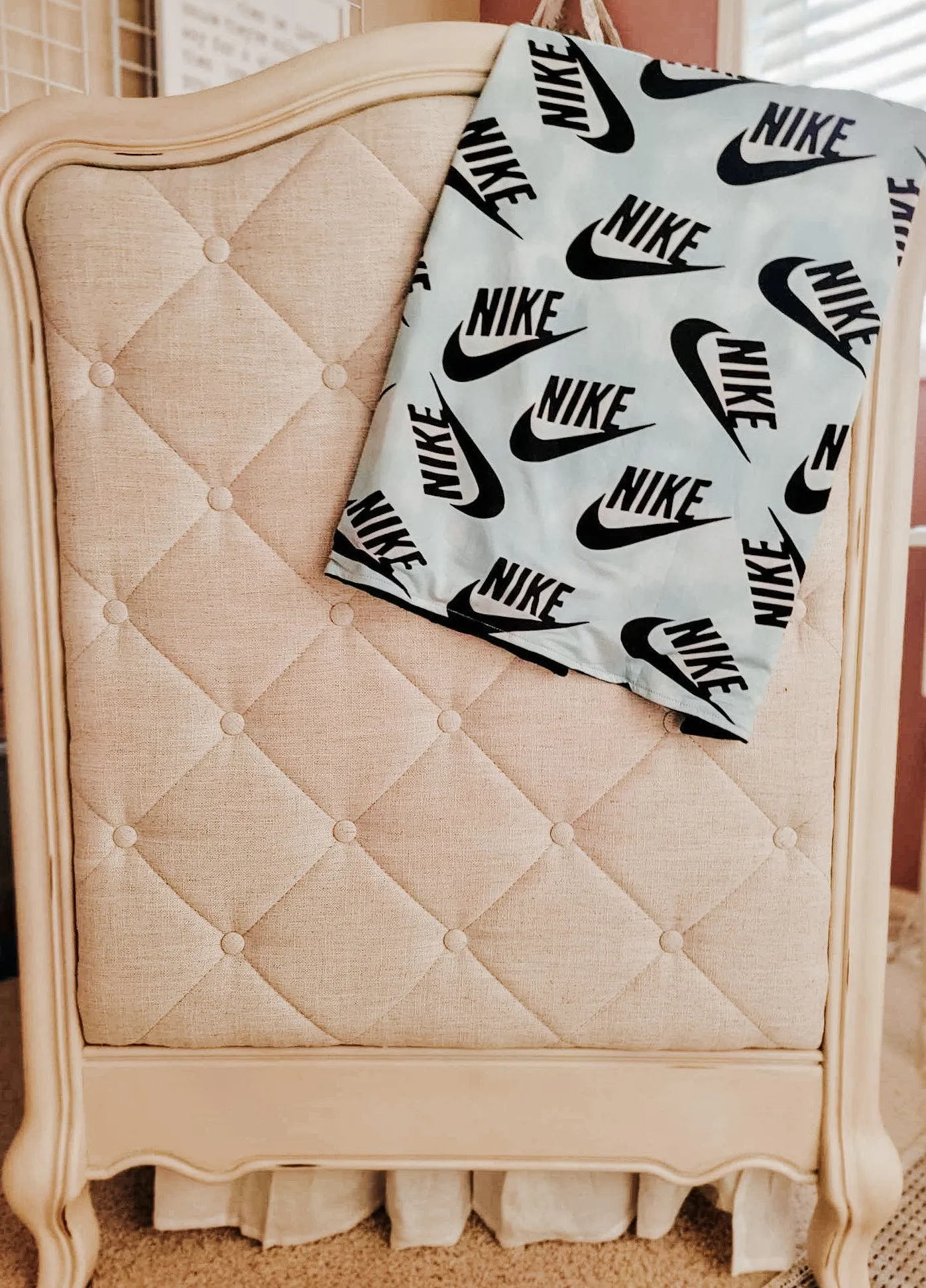 Kids Minkey & Cotton Spandex Blankets - check mark