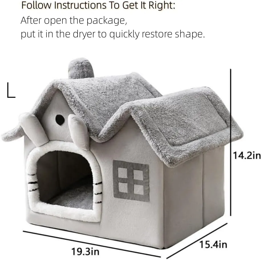 Luxury Double Roof Indoor Dog