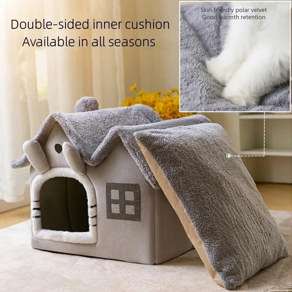 Luxury Double Roof Indoor Dog