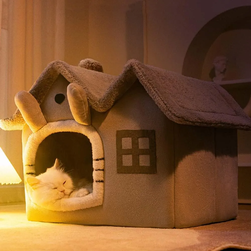 Luxury Double Roof Indoor Dog