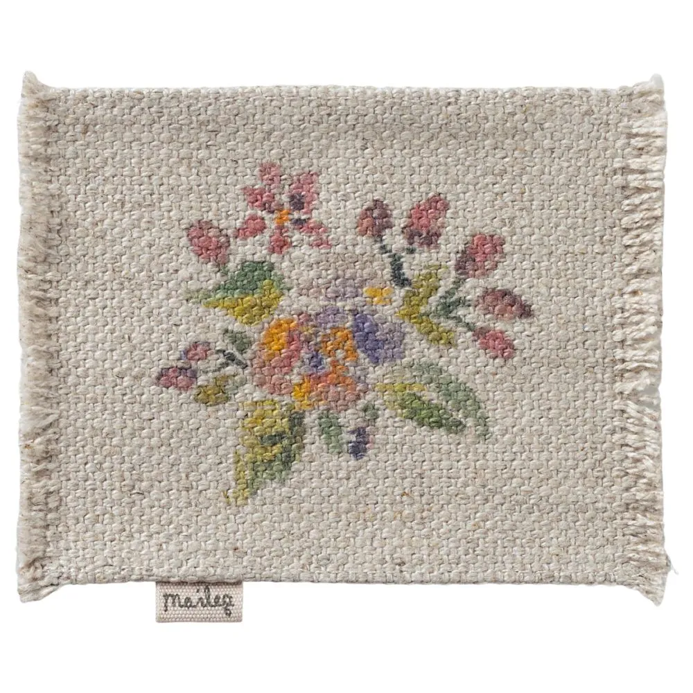 Maileg Rug, Flowers - Small