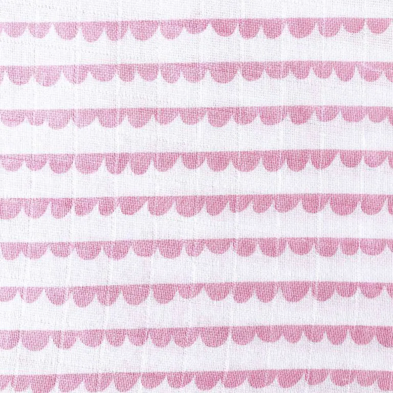Masilo Organic Muslin Snuggle Blanket - Up, Up & Away(Pink)