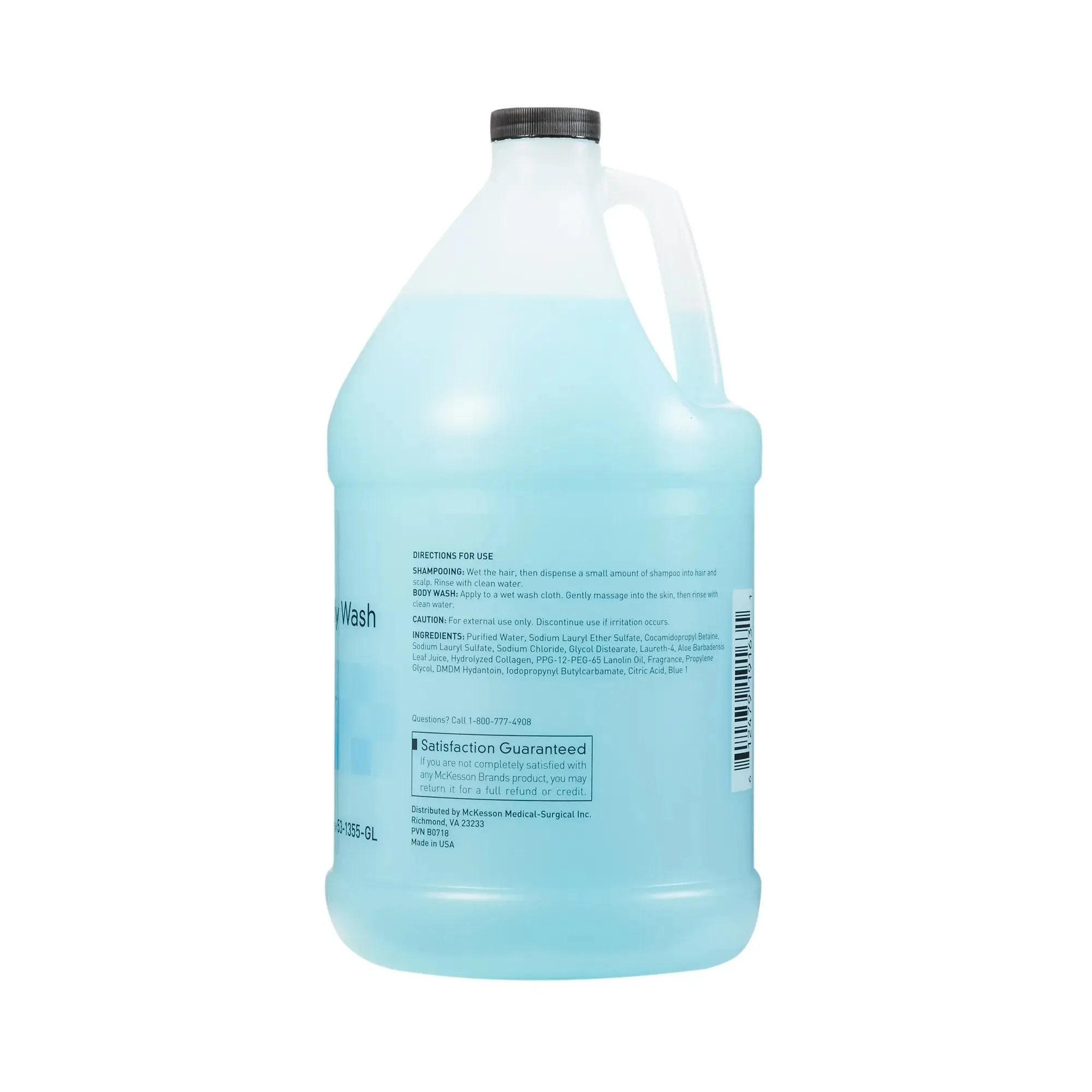 McKesson 2-in-1 Shampoo and Body Wash, Summer Rain Scent, 1 Gallon Jug