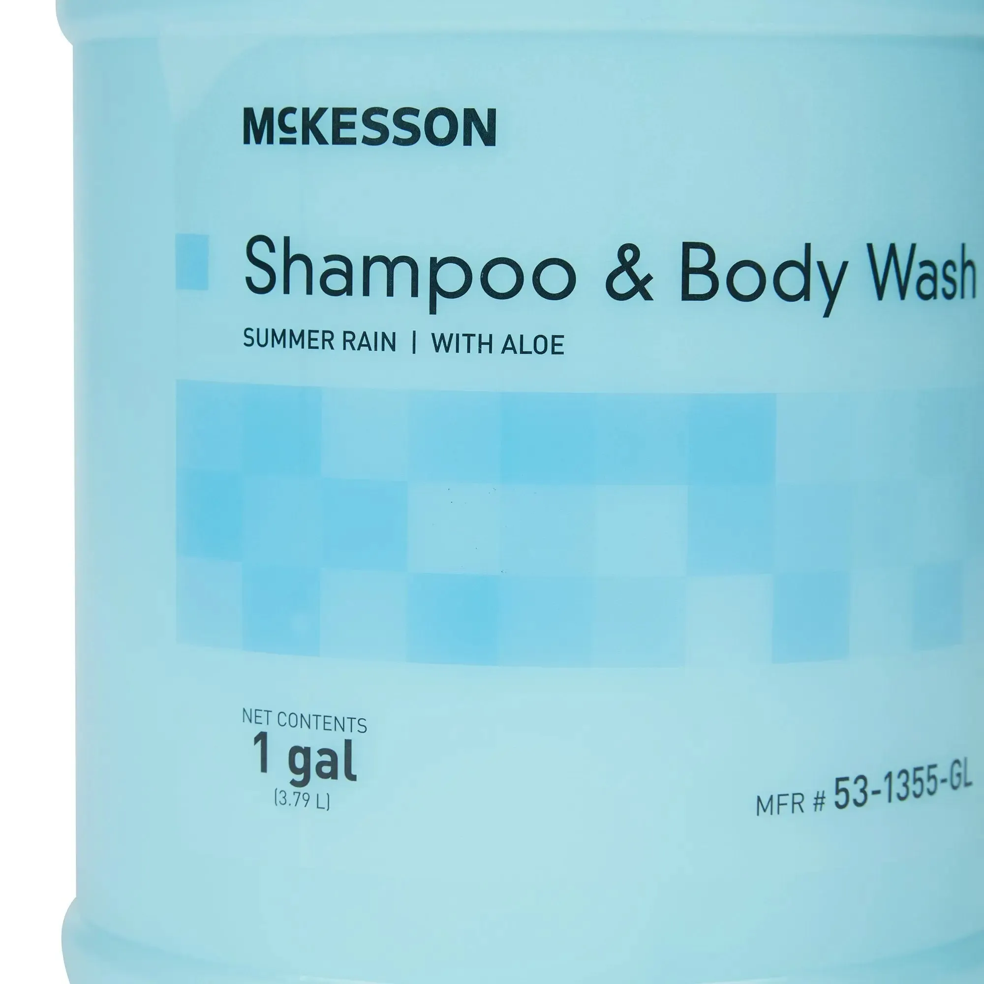 McKesson 2-in-1 Shampoo and Body Wash, Summer Rain Scent, 1 Gallon Jug
