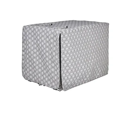 Mercury Micro Jacquard Luxury Crate Cover with Mercury Piping