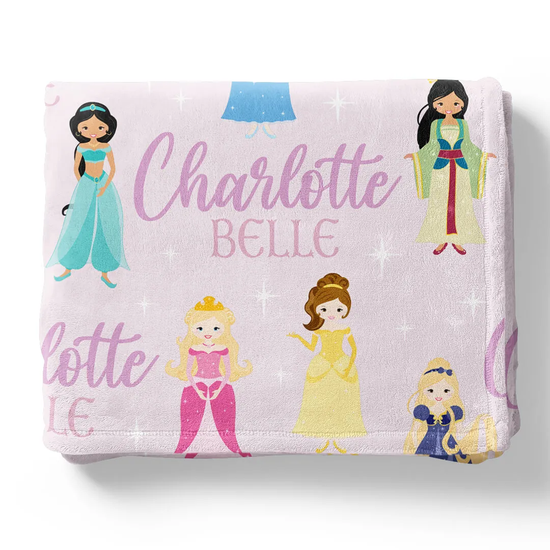 Personalized Themed Blankets for Girls