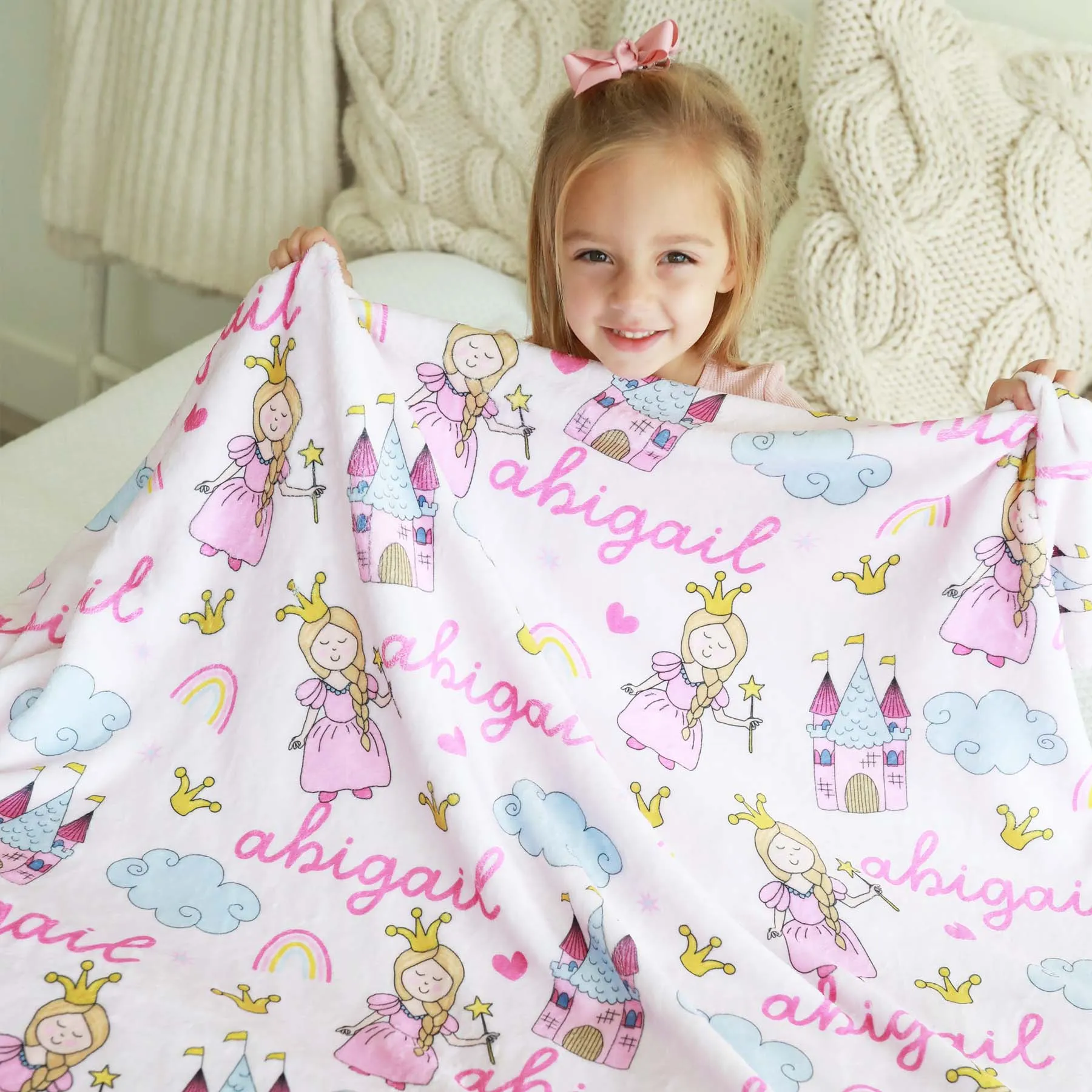 Personalized Themed Blankets for Girls