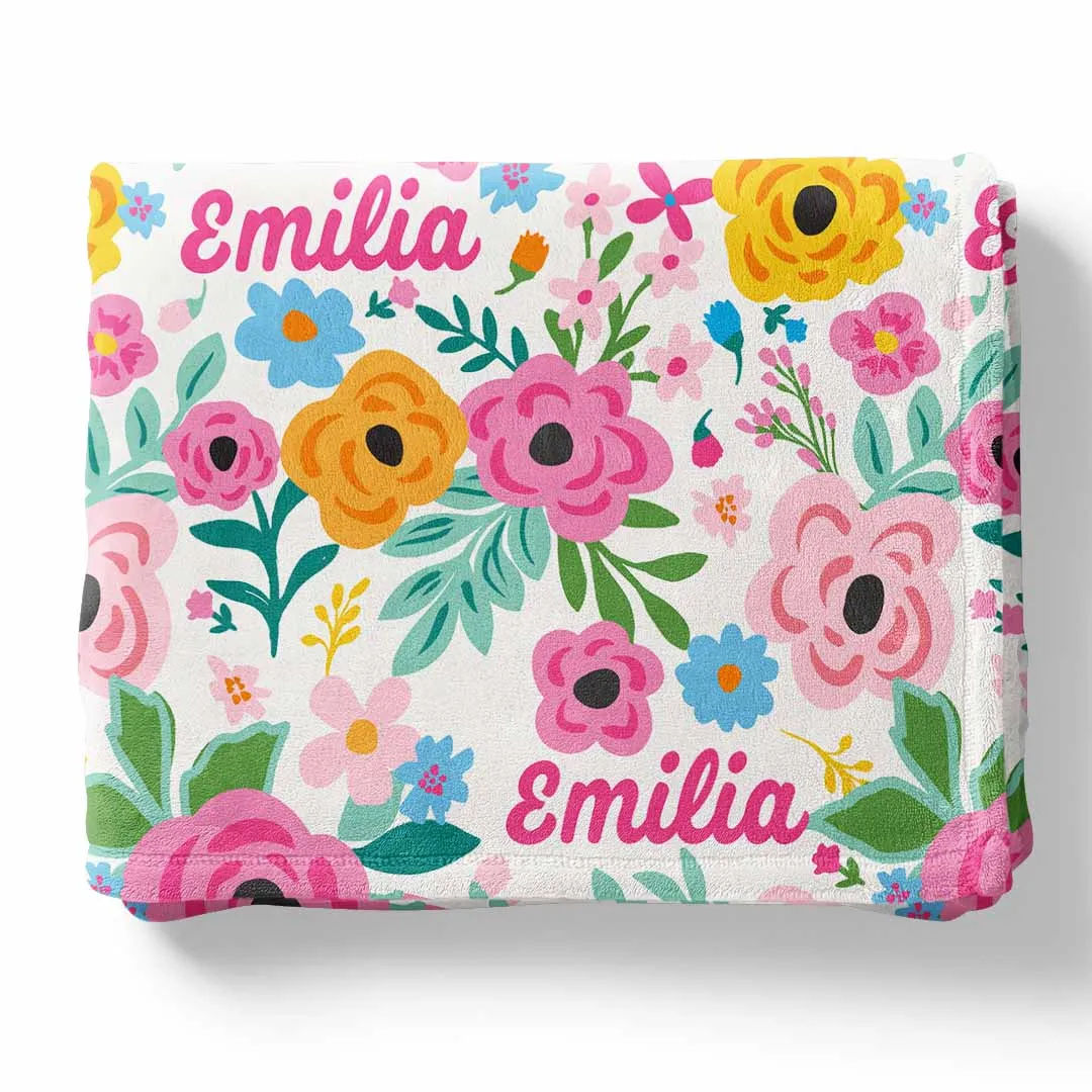 Personalized Themed Blankets for Girls