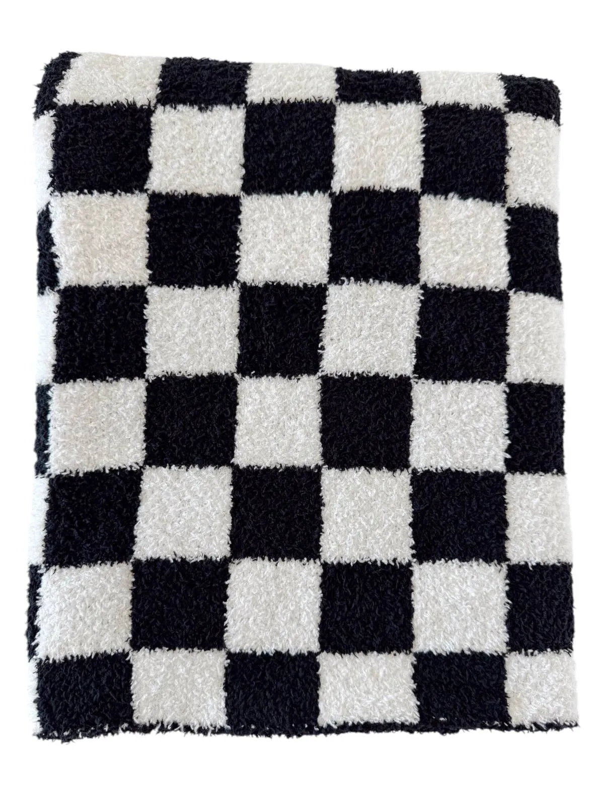 Phufy Bliss Checkerboard Blanket - Black