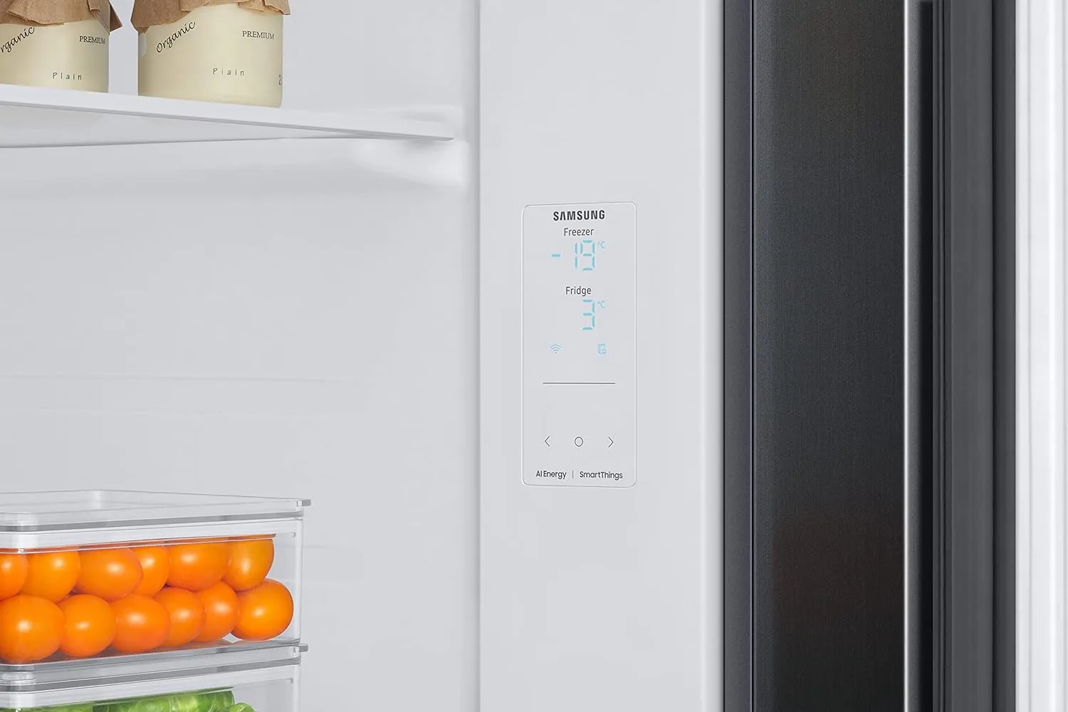 Samsung RS76CG8113B1HL 653L WI-FI Enabled SmartThings Side By Side Inverter Refrigerator ( Black DOI)