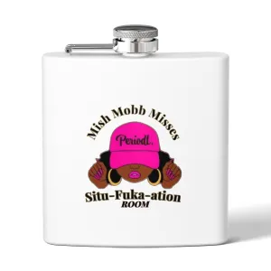 Situ-fuka-ation Room Stainless Steel Flask, 6oz