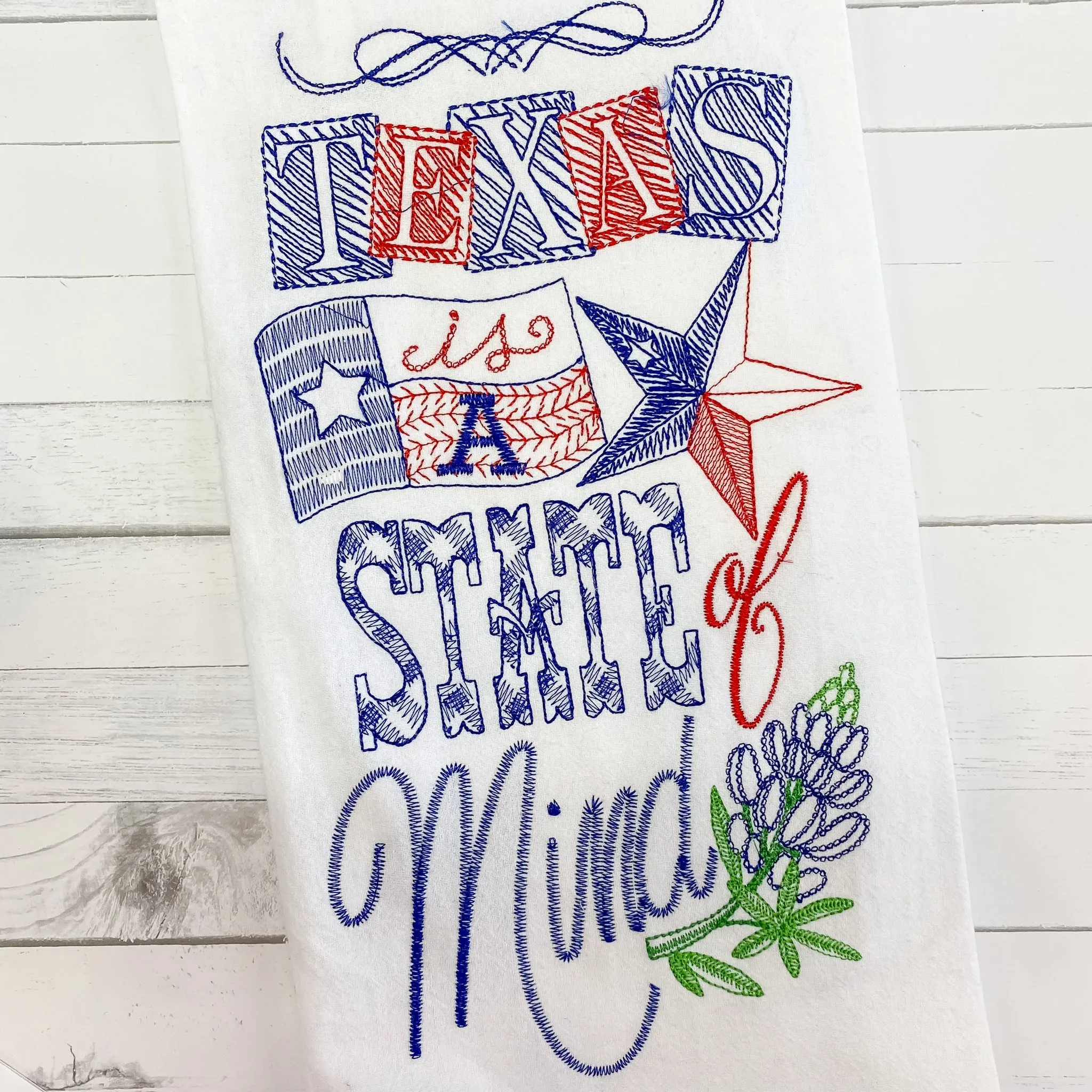 Texas Tea Towel: Texas Is A State of Mind